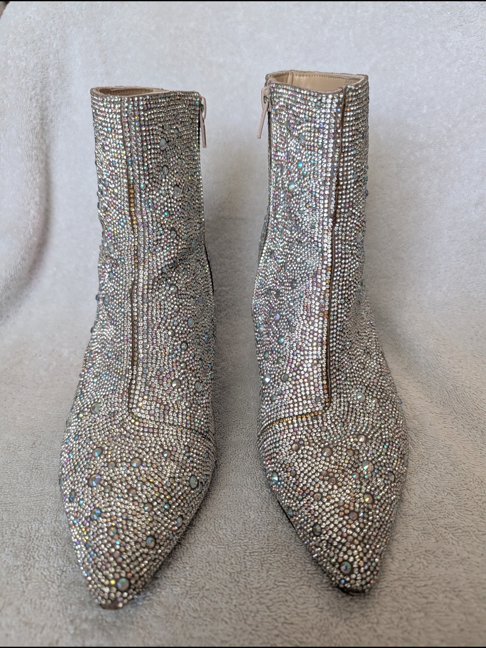 Betsy Johnson Rhinestone Booties - Picture 2 of 16